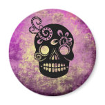 Day of the Dead Skull Fridge Magnets
