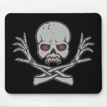 Day of the Dead Skull mousepads