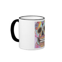 Day of the Dead Skull Mug by DawnyBelle Day of the Dead Skull Mug