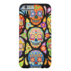 Day of the Dead Skulls iPhone 6 case by