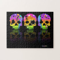Day of the Dead Skulls Puzzle