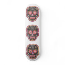 Day of The Dead Skulls Skate Deck