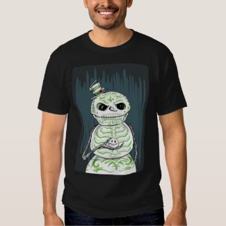 Day of the Dead Snowman tshirt design by sherrie thai