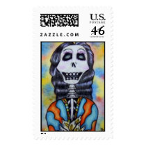 Day of the Dead Stamp by artbymar Day of the Dead Stamp