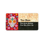 Day of the Dead Sugar Skull Address Labels