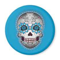 Day Of The Dead Sugar Skull magnets