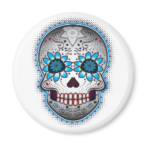 Day Of The Dead Sugar Skull magnets
