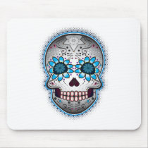 Day Of The Dead Sugar Skull mousepads