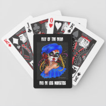 "Day of the Dead Sugar Skull" Playing Cards playing cards