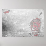 Day of the Dead Sugar Skull Poster