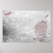 Day of the Dead Sugar Skull Poster posters