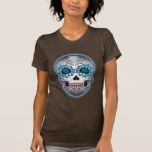 Day Of The Dead Sugar Skull T-shirts