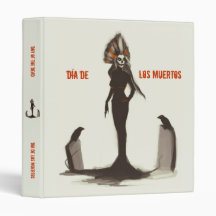 Day of the dead vinyl binder