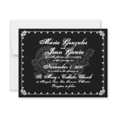 Day of the Dead Wedding Invitations