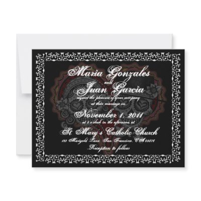 Day of the Dead Wedding Invitations
