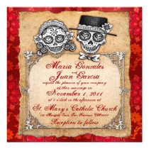Day of the Dead Wedding Invitations invitations