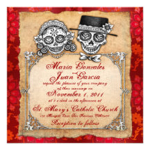 Day of the Dead Wedding Invitations