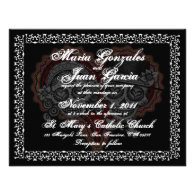 Day of the Dead Wedding Invitations