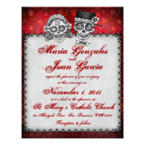 Day of the Dead Wedding Invitations invitations