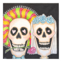 Day of the Dead Wedding Poster posters by DawnyBelle Day of the Dead Wedding Poster posters