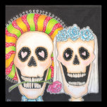Day of the Dead Wedding Poster