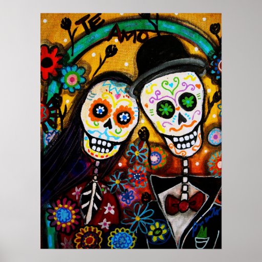 DAY OF THE DEAD WEDDING PRINT