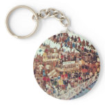 Day Of The Race By Walter Greaves Key Chain
