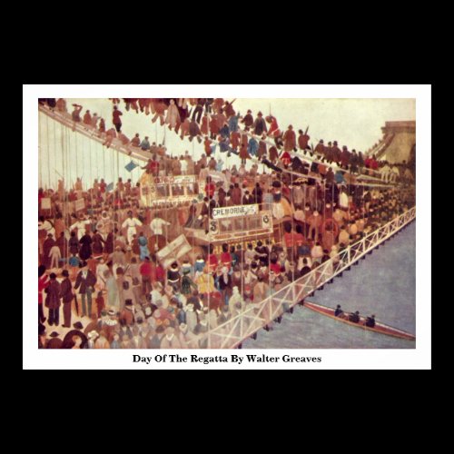 Day Of The Regatta By Walter Greaves Print