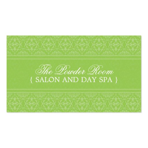 Day Spa and Salon Business Card