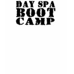 Day Spa Boot Camp - Camo Fitted Tee t-shirts