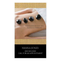 Day Spa | Massage Therapy Business Card
