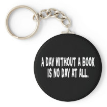 Day Without a Book Keychain