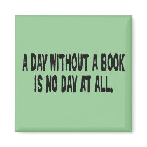 Day Without a Book Magnets