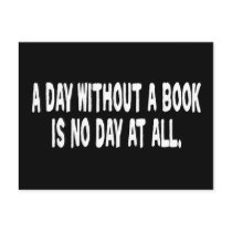 Day Without a Book Postcard