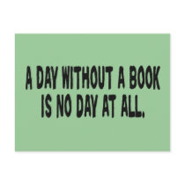 Day Without a Book Postcard