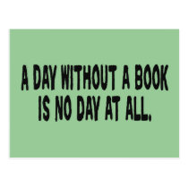 Day Without a Book Postcard