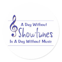 Day Without Showtune Stickers