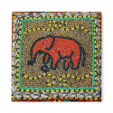 Dayak elephant art magnets