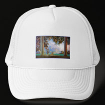 Daybreak - by Maxfield Parrish hats by Aquavel Daybreak - by Maxfield Parrish hats