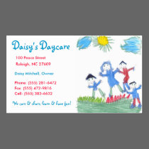 Daycare business cards