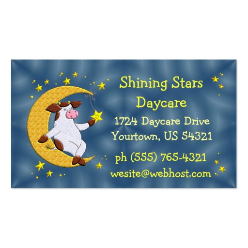 Daycare Center Business Card (front side)