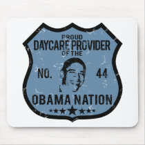 Daycare Provider Obama Nation mousepads