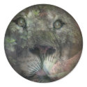 Daydreaming / Fade to Black Round Stickers by toots1 Daydreaming / Fade to Black Round Stickers