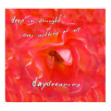 Daydreaming Haiku Art Print by Reflekshins Daydreaming Haiku Art Print