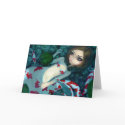 "Daydreaming Koi Mermaid" Greeting Card by strangeling "Daydreaming Koi Mermaid" Greeting Card
