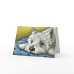 Daydreaming westie cards