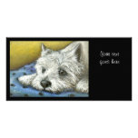 Daydreaming Westie Photo Cards