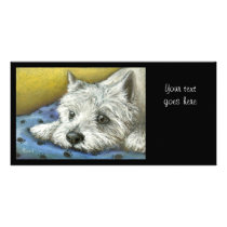 Daydreaming Westie Photo Cards