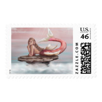 Daydreams Mermaid postage by RachaelArt Daydreams Mermaid postage