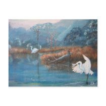 "Daylight At The Pond" Postcard